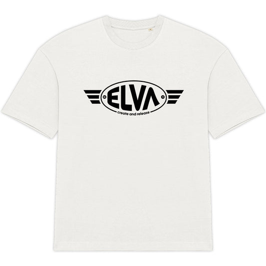 ELVA - Angel's logo White Oversize