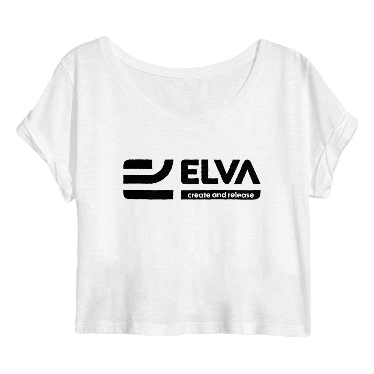 ELVA - Women Crop Top White