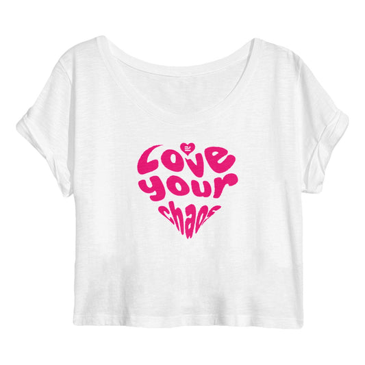 ELVA - Crop top Love your chaos