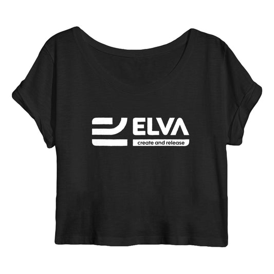 ELVA - Women Crop Top Black